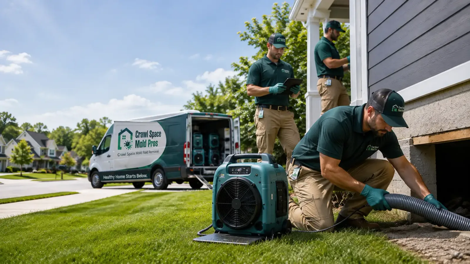 Crawl Space Mold Removal in Mount Holly, NC